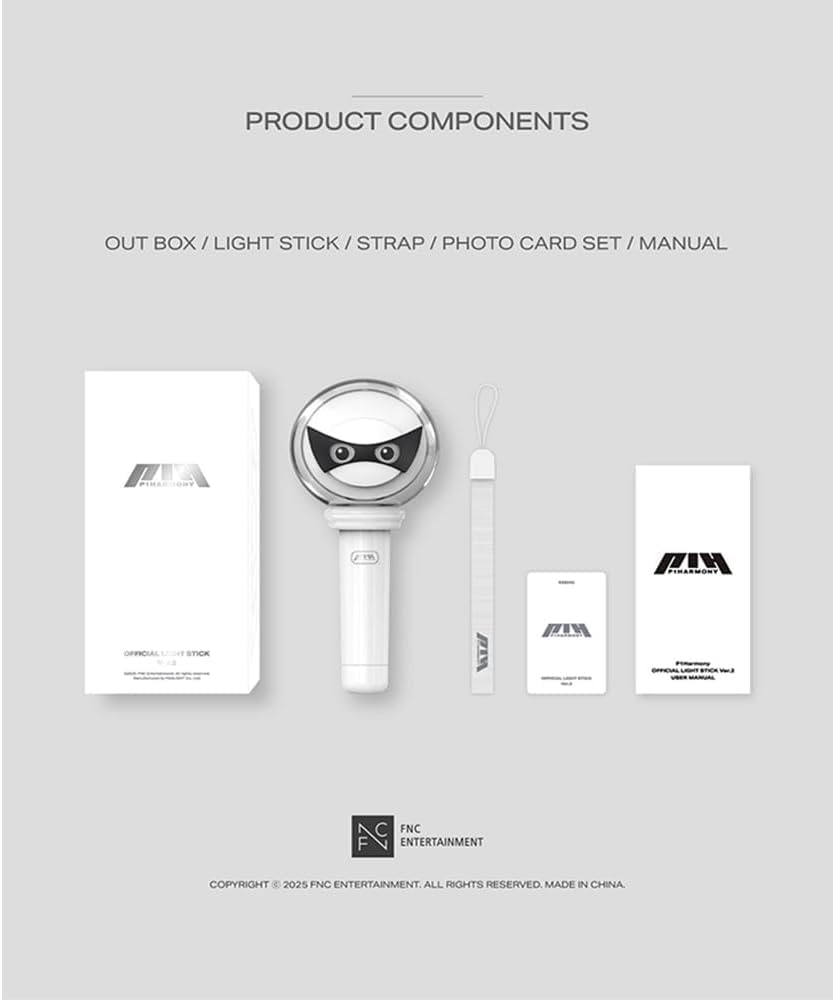 P1HARMONY lightstick control buttons detail, easy mode changes for event settings
