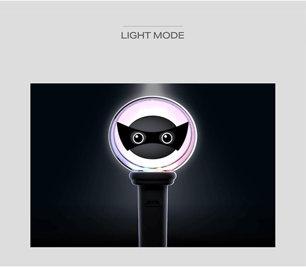 P1HARMONY lightstick worn on wrist with strap, secure grip for concert use