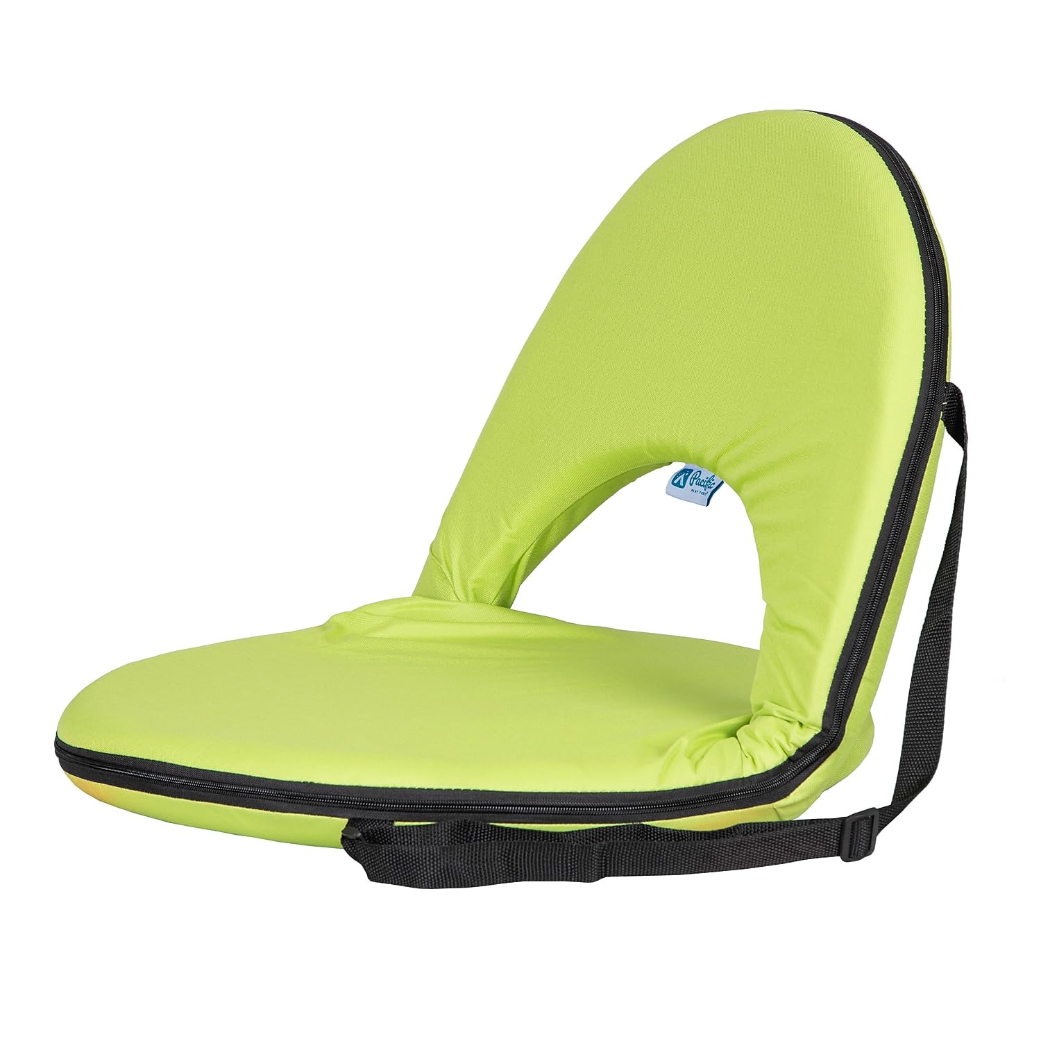 Pacific Play Tents front view of green Stansport chair showing portable design and comfort