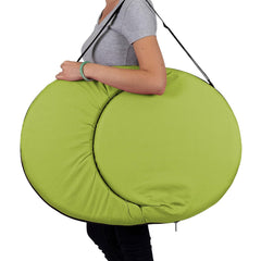 Pacific Play Tents shoulder strap detail for the Stansport chair enabling hands-free carrying