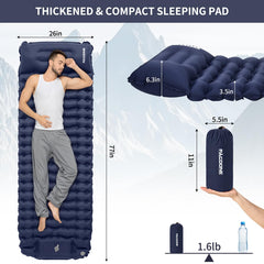PACOONE side buttons connecting two pads into a secure double bed