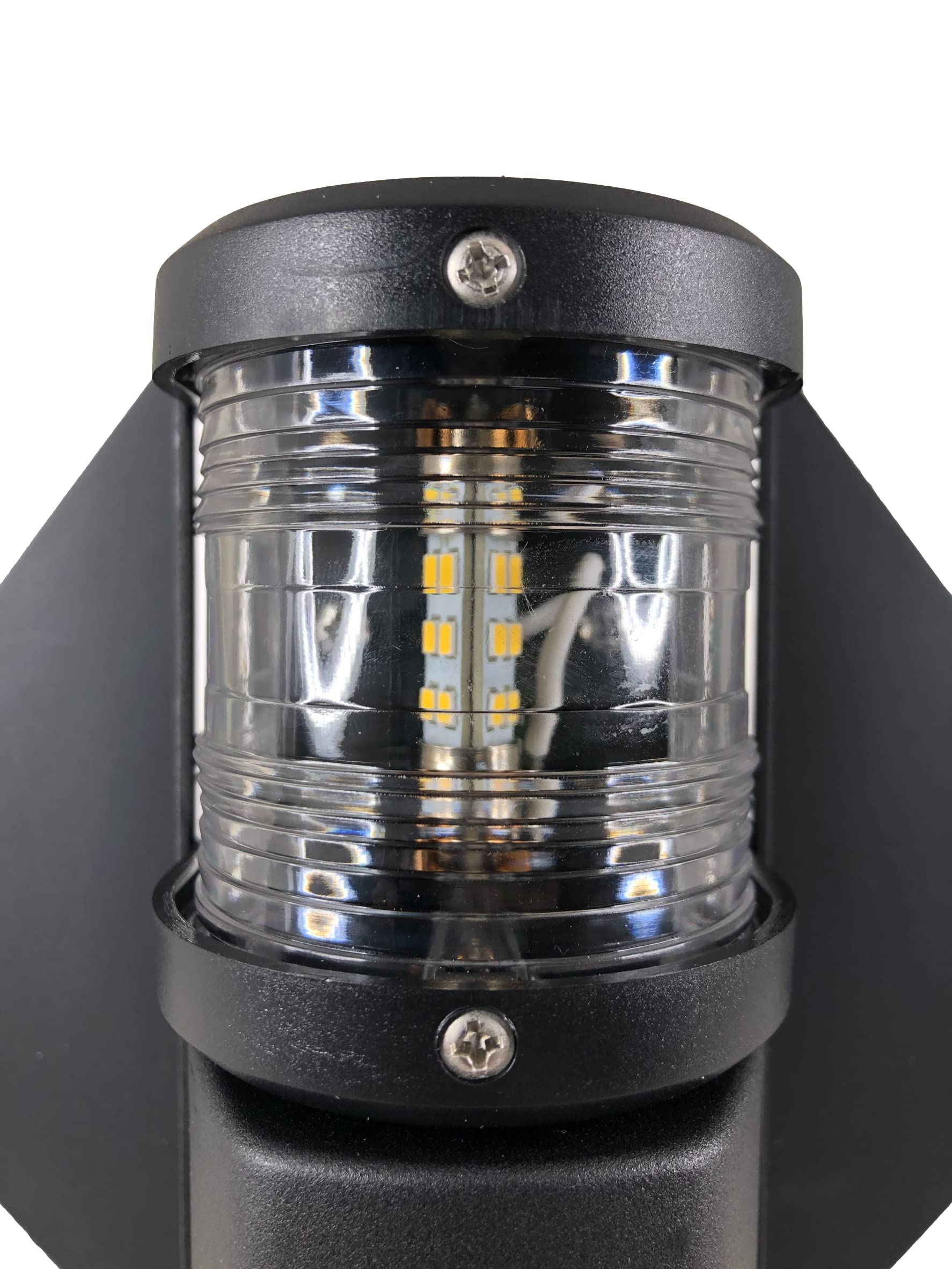 Pactrade Marine view of rear base with wiring access for easy 12V connection