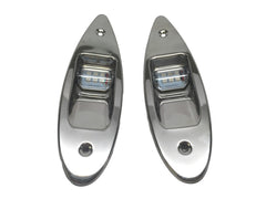 Pactrade Marine front view of red and green sidelights showing durable finish and fit