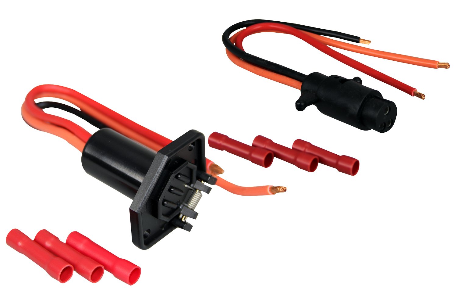 Pactrade Marine front view of plug and socket showing durable molded housing and quick hookup benefit
