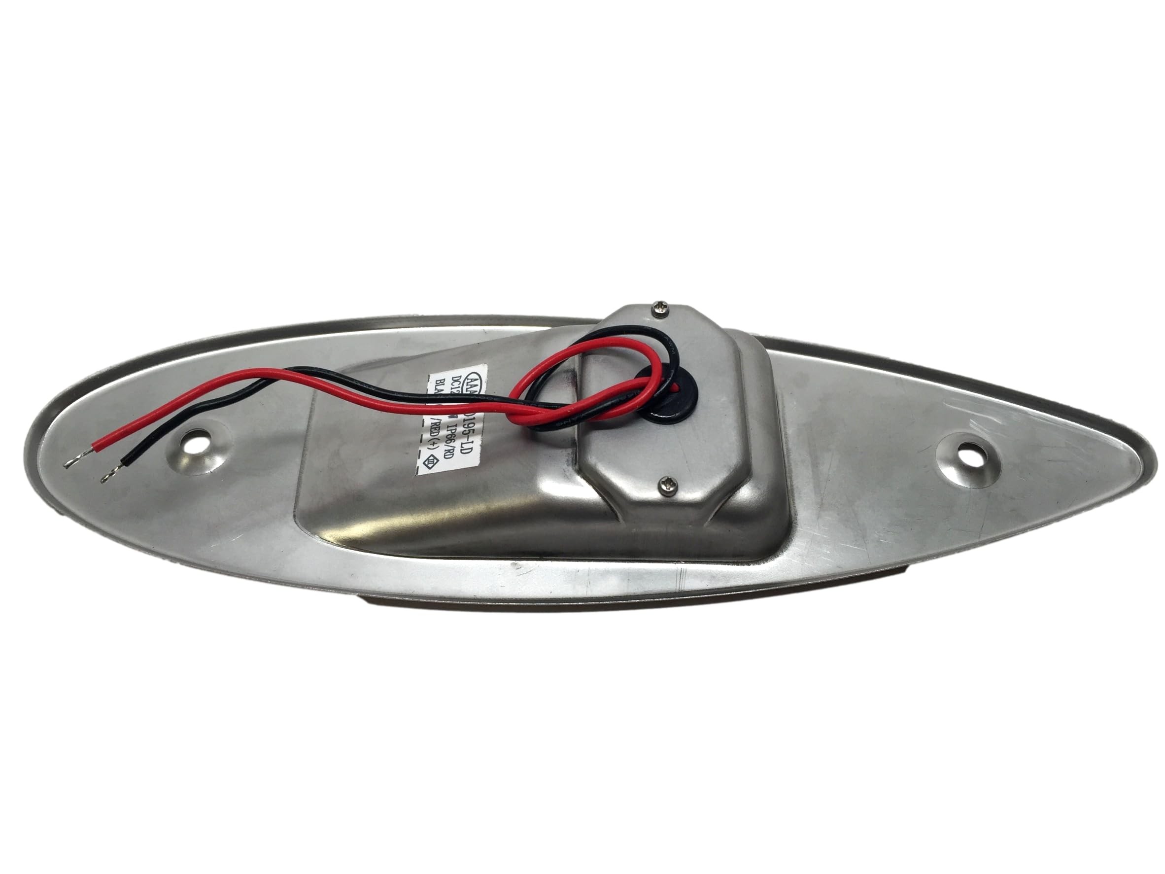 Pactrade Marine sidelights mounted on bow to show scale and proper placement