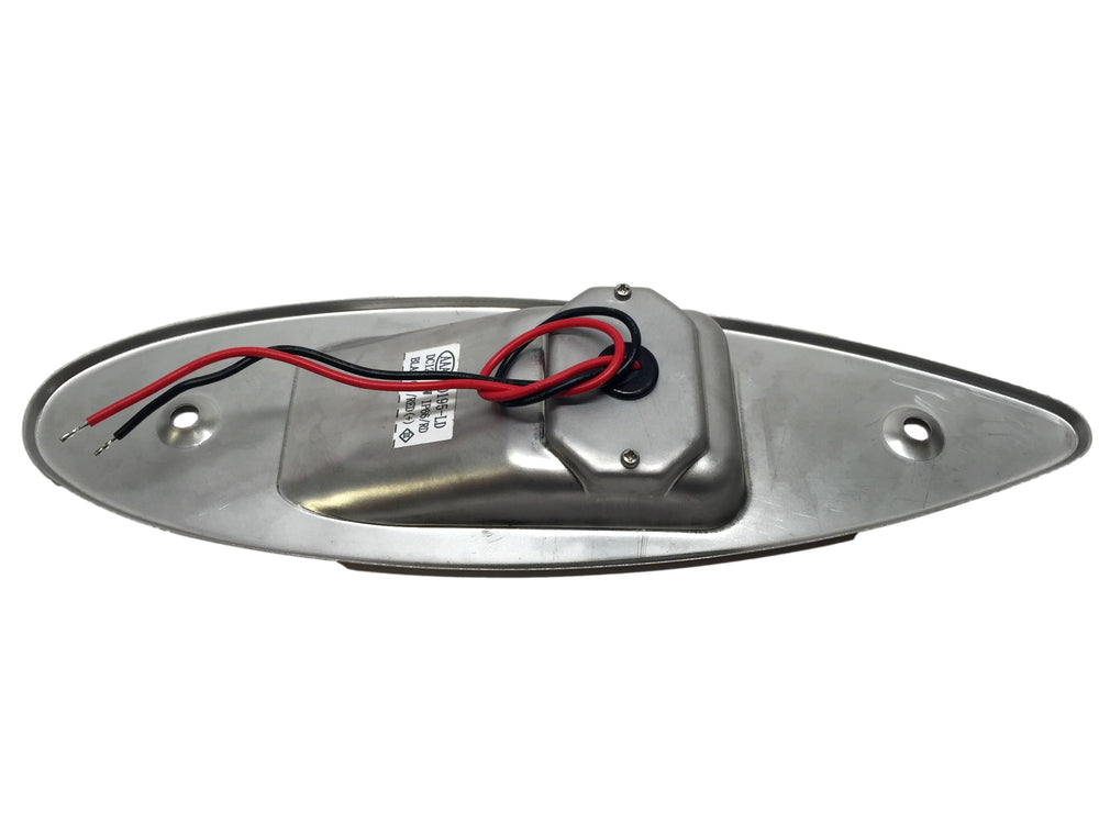 Pactrade Marine sidelights mounted on bow to show scale and proper placement