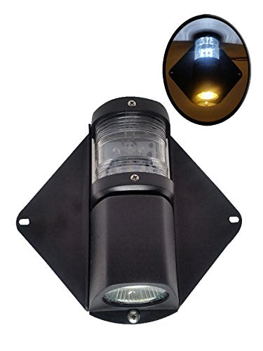 Pactrade Marine side profile of vertical mount demonstrating low-profile installation