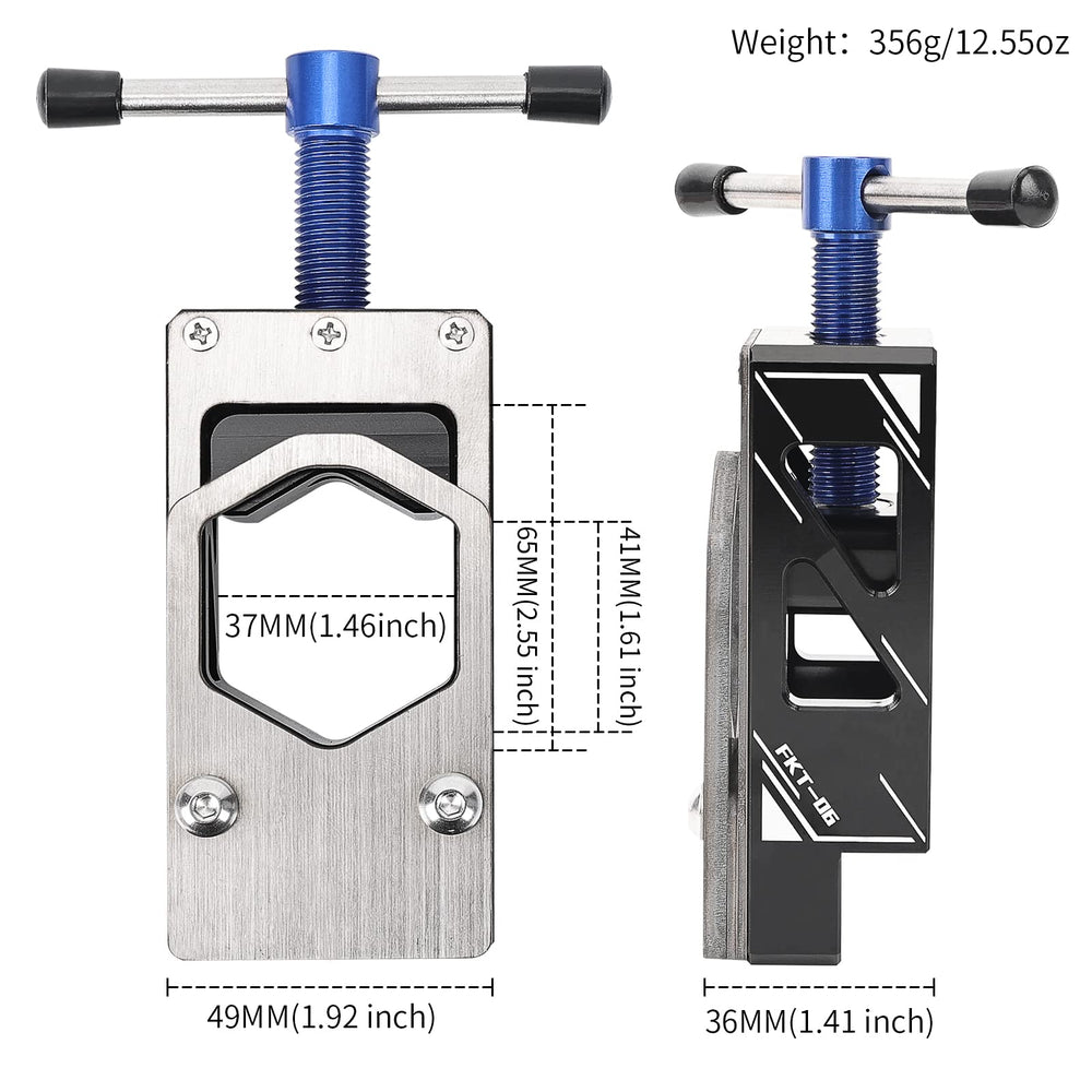PACYTION lifestyle workbench scene showing tool in real bike maintenance use