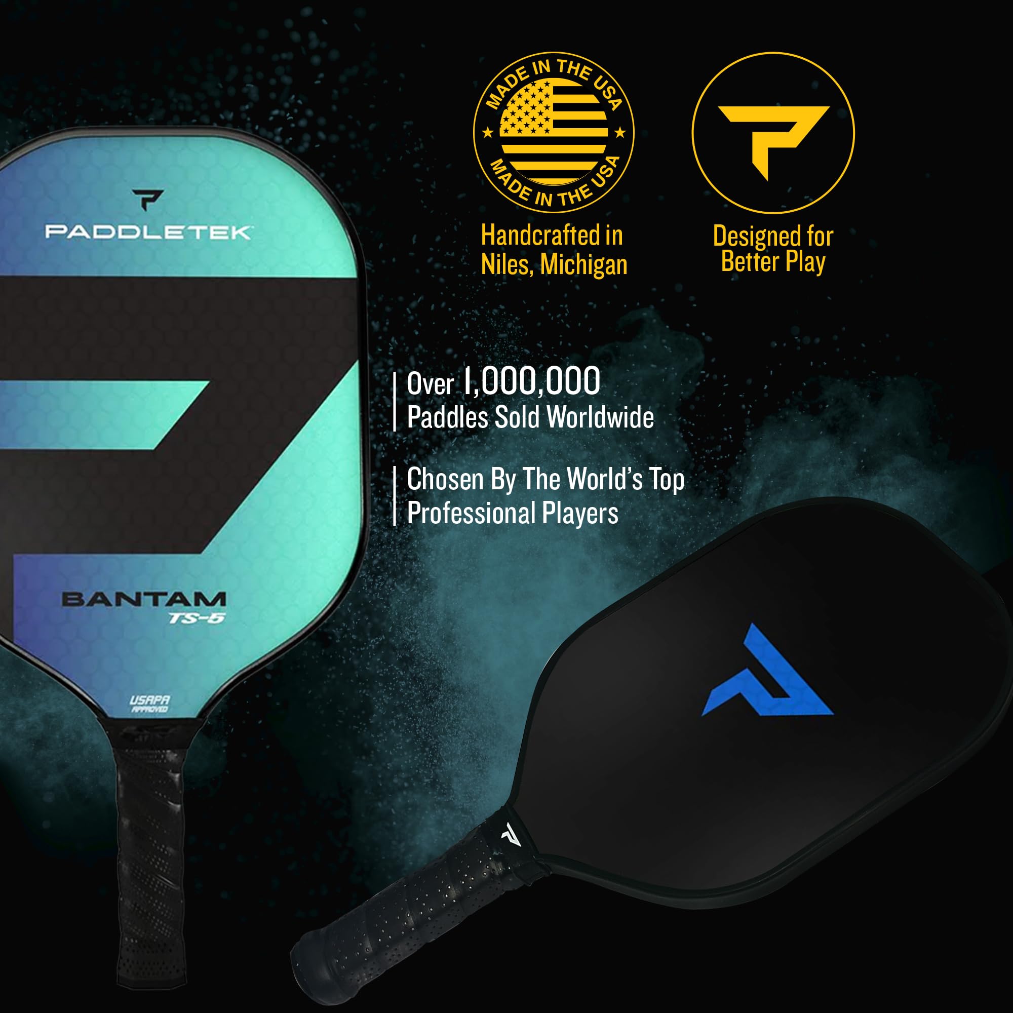 Paddletek Bantam TS-5 edge and shock guard highlighting durability