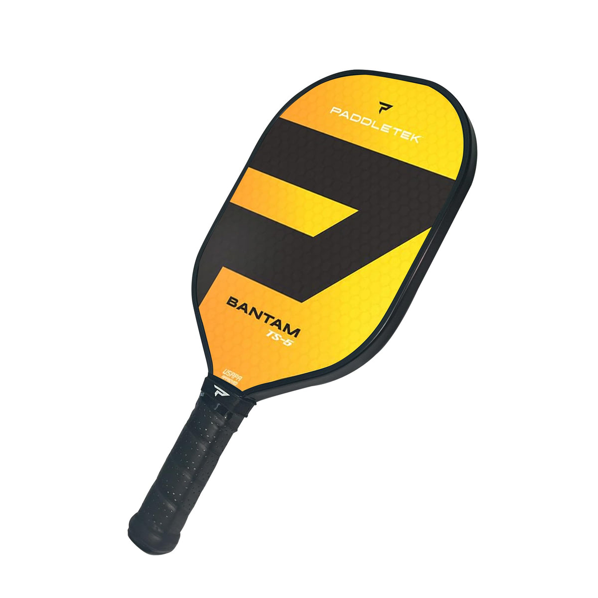 Paddletek Bantam TS-5 front angle showing full paddle face and shape, improved control