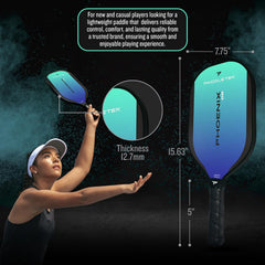 Paddletek Phoenix G6 honeycomb core cutaway illustrating vibration dampening