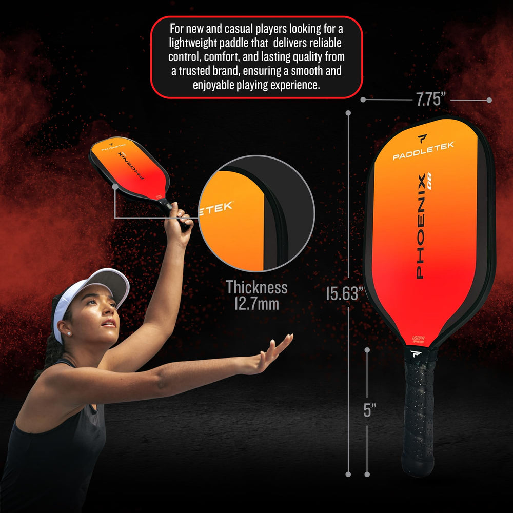 Paddletek Phoenix G6 honeycomb core detail illustrating vibration dampening