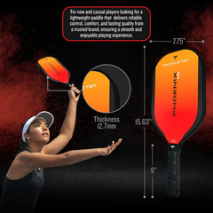Paddletek Phoenix G6 honeycomb core detail illustrating vibration dampening