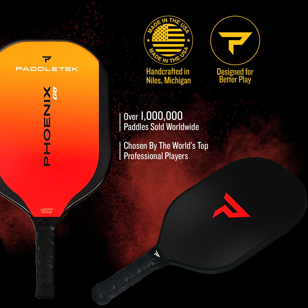 Paddletek Phoenix G6 close-up of velvet-textured surface for improved spin