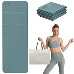 PAIDU front view showing full-length mat and double-sided grip benefits
