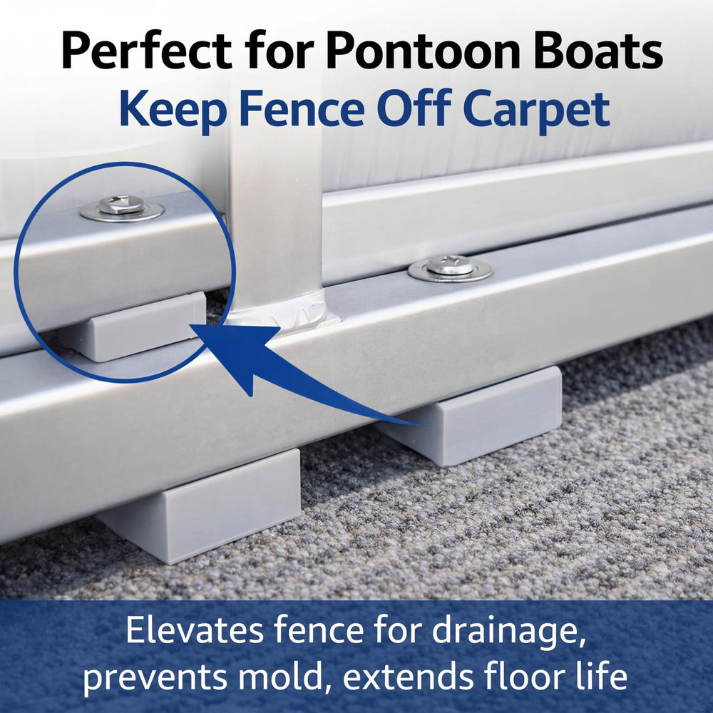 Pangda pontoon deck after install showing drier clean flooring benefit