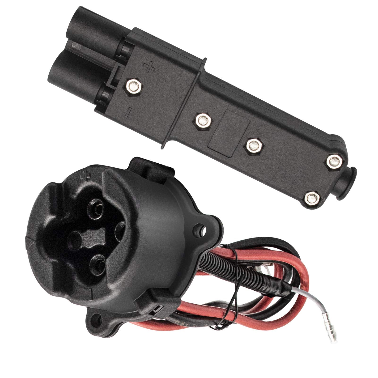 Panglong front view of charger plug and receptacle showing clean OEM-style fit and peace of mind