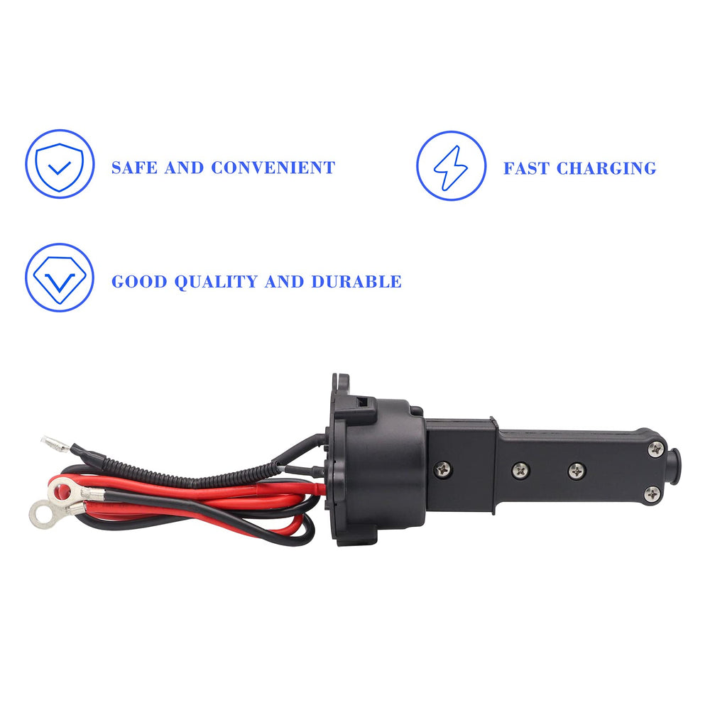Panglong charger plug installed on Yamaha G29 charging port improving charging convenience