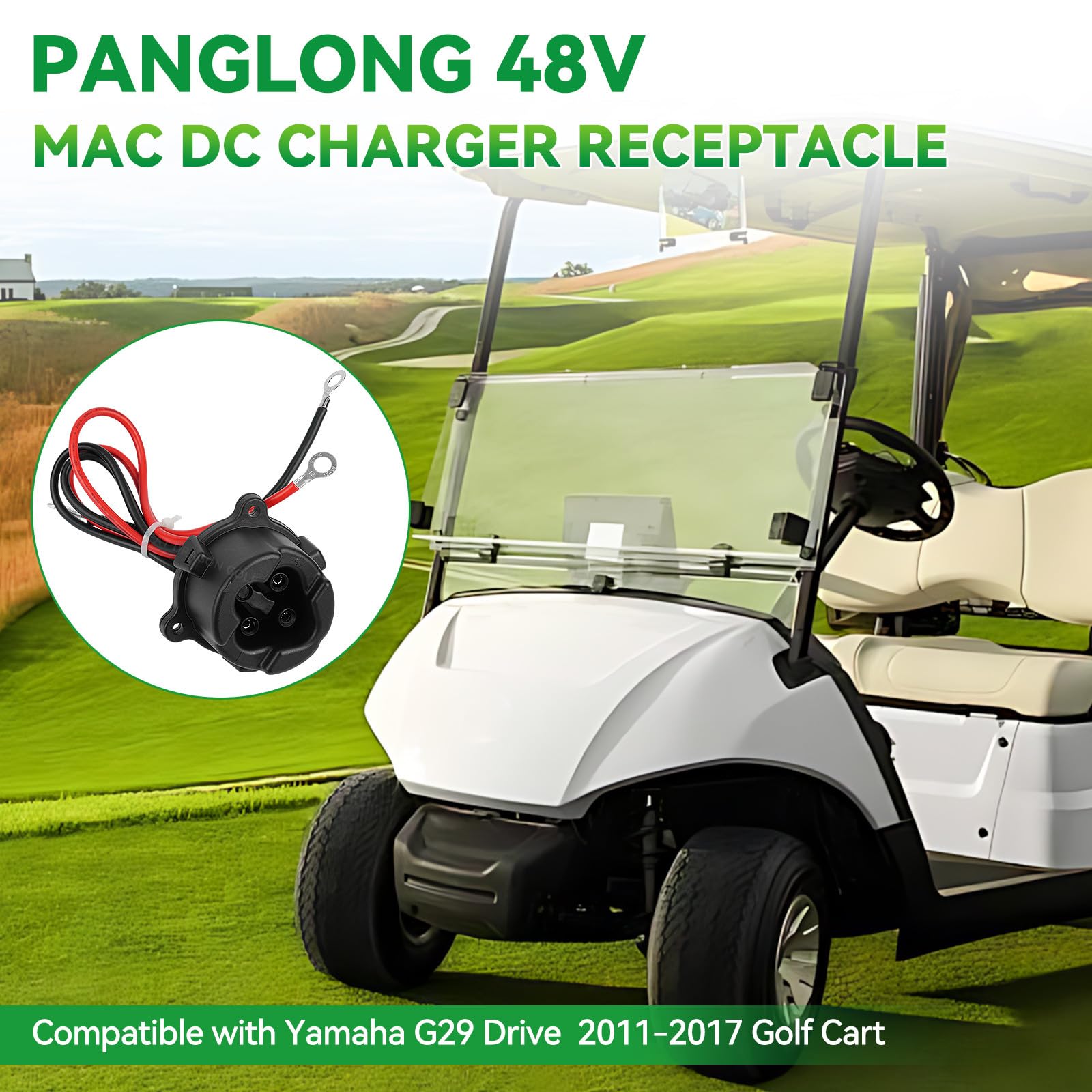 Panglong installed on a golf cart in use showing restored charging reliability