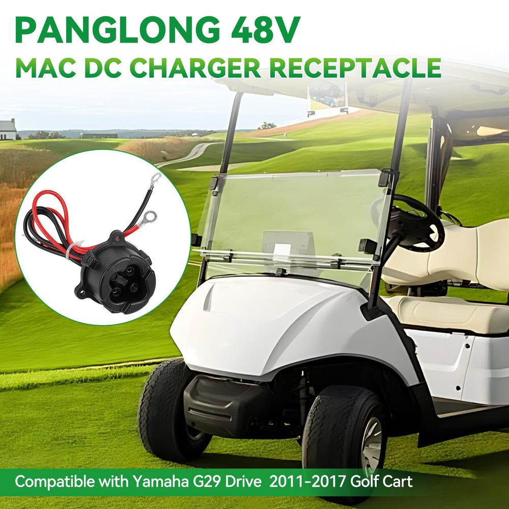 Panglong installed on a golf cart in use showing restored charging reliability