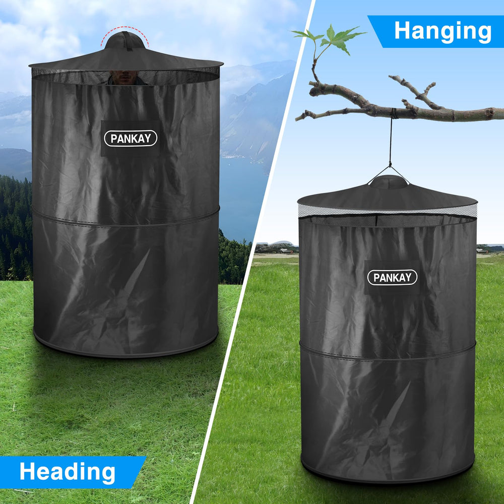 PANKAY folded inside zippered carry bag for neat storage and lightweight travel