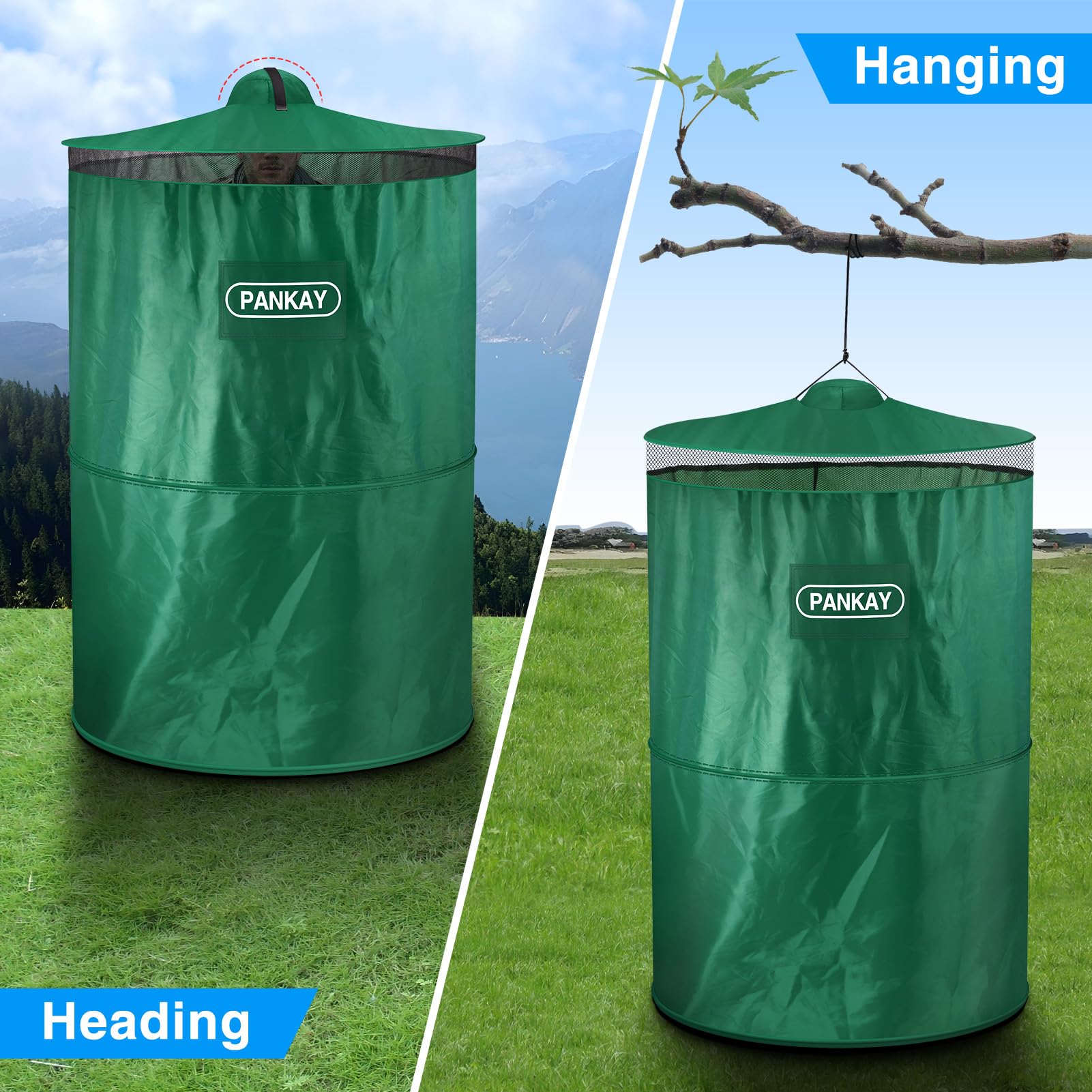 Pankay folded in carry bag illustrating compact size for travel