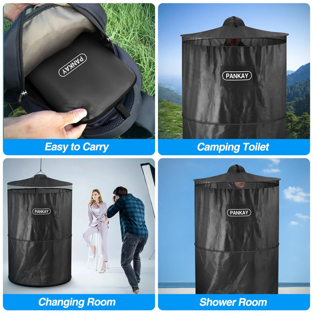 PANKAY privacy tent on the beach offering discreet changing and emergency shelter