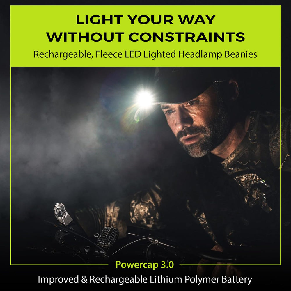 Panther Vision LED module close-up highlighting built-in light and durable finish benefit focused beam