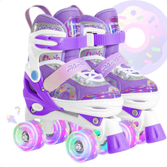 PAPAISON front view of skates showing design and ready-to-ride safety