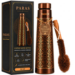 PARAS front view showing antique finish and elegant shape, premium hydration