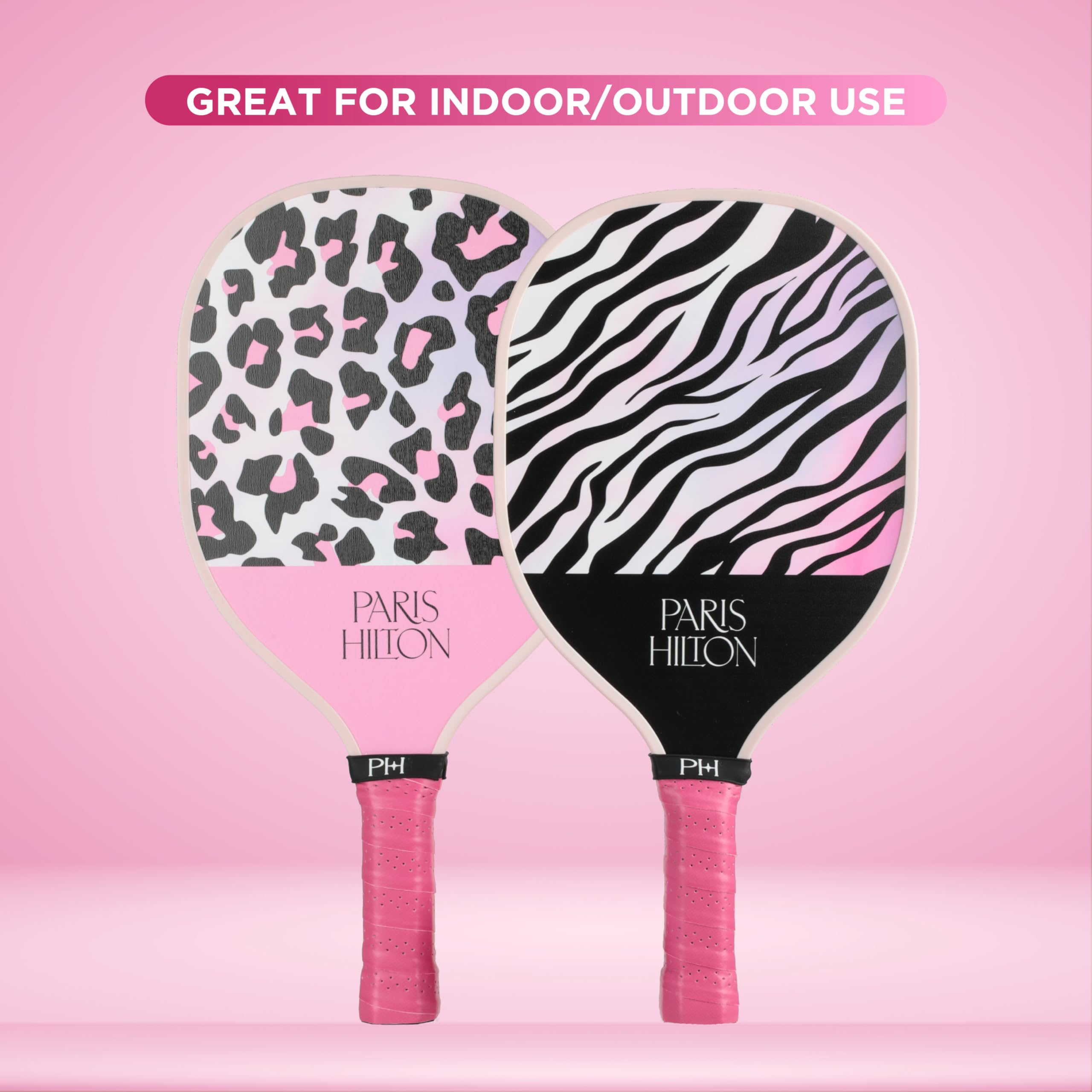 Paris Hilton carry bag with paddles showing compact storage and easy transport