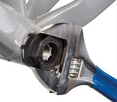 Park Tool BBT-18 center hole visible to show 22.5mm clearance and compatibility