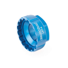 Park Tool LRT-4 front view showing 16-notch profile and fit for direct-mount lockrings, offers accurate engagement