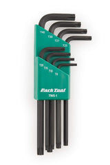 Park Tool L-shaped Torx set front view showing organizer and sizes for easy selection