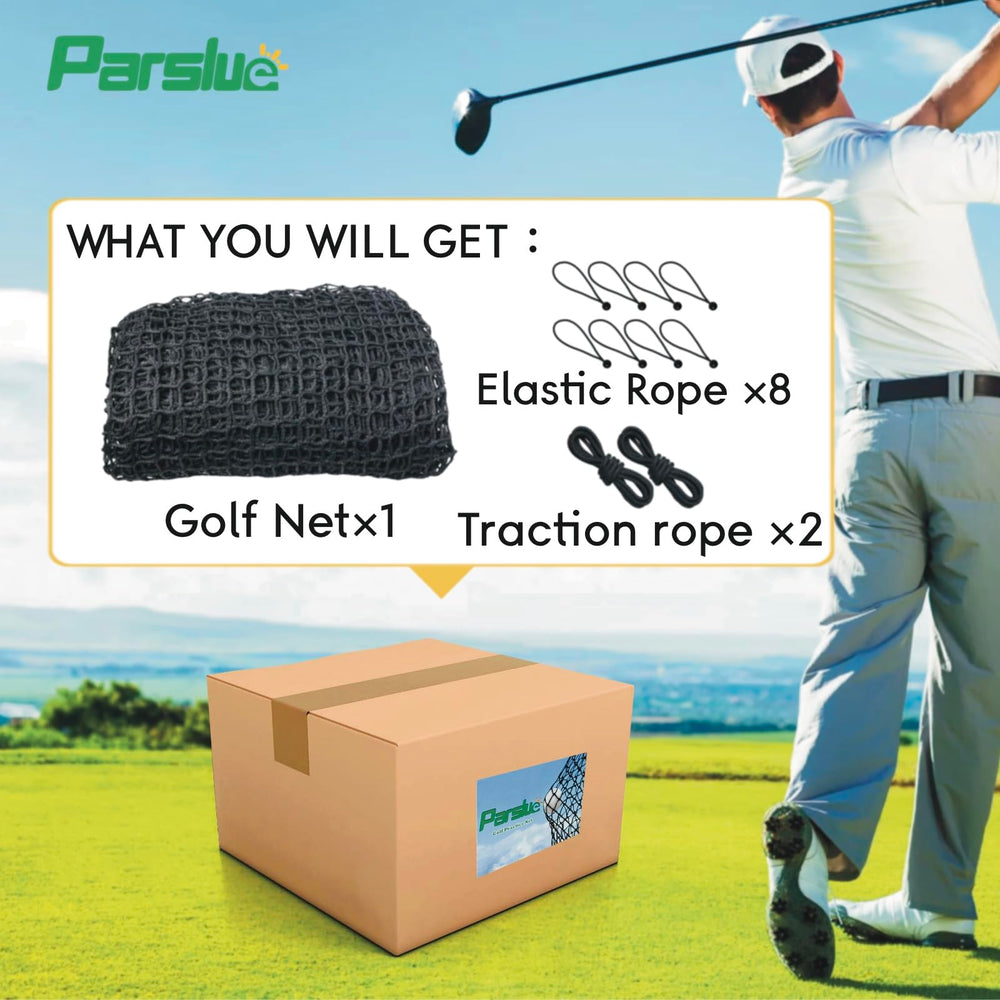 Parslue net used for hockey and baseball showing multi-sport versatility
