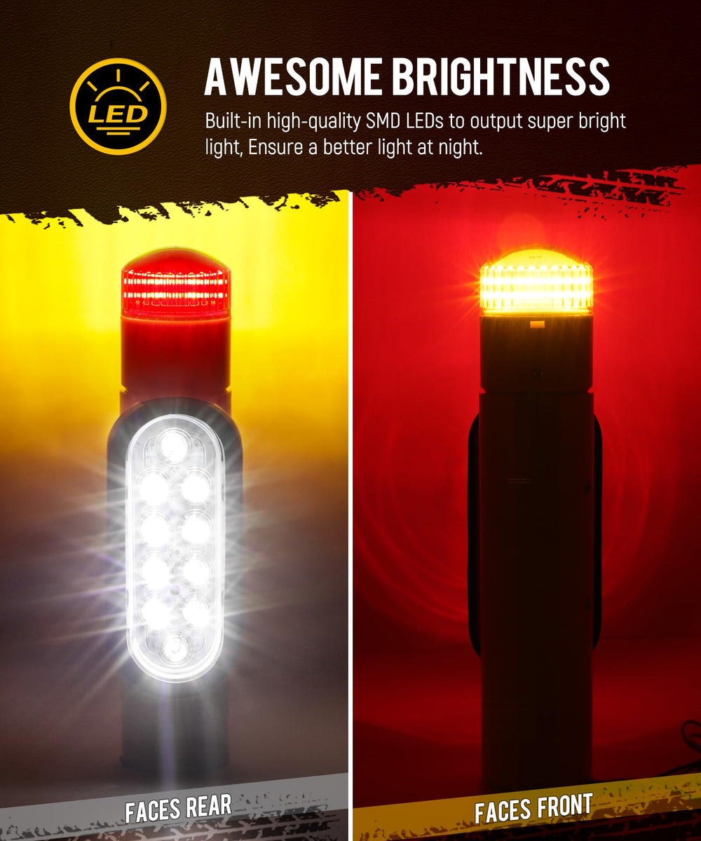 Partsam close-up of LED lens highlighting brighter SMD illumination