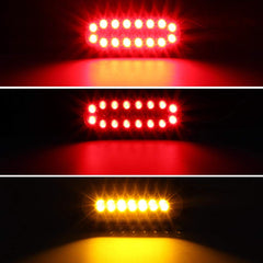 Partsam close-up of LED lens and miro-flex reflector for improved light spread