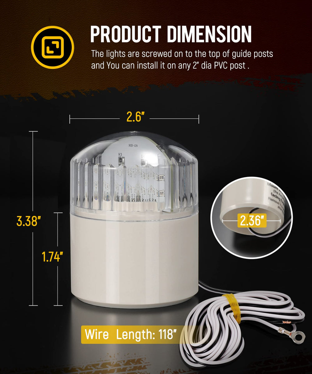 Partsam top mounting point with included screws for easy secure installation