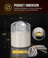 Partsam top mounting point with included screws for easy secure installation