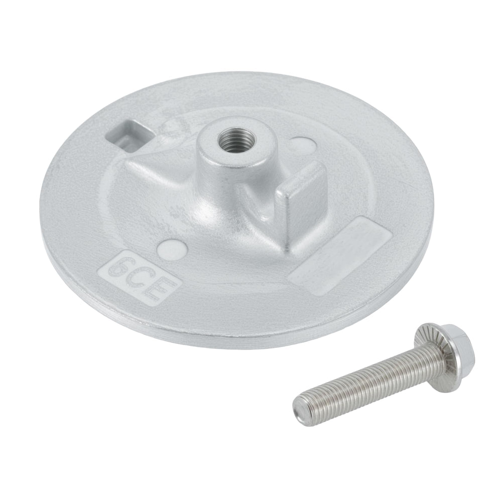 Partuto anode front view showing OEM fit and easy replacement benefit