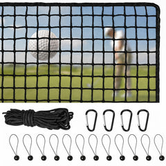 Pashorizon front view of full golf net showing secure ball containment and clear target area