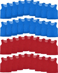 Pasimy front view of pinnies set showing bright colors and organized pack benefit