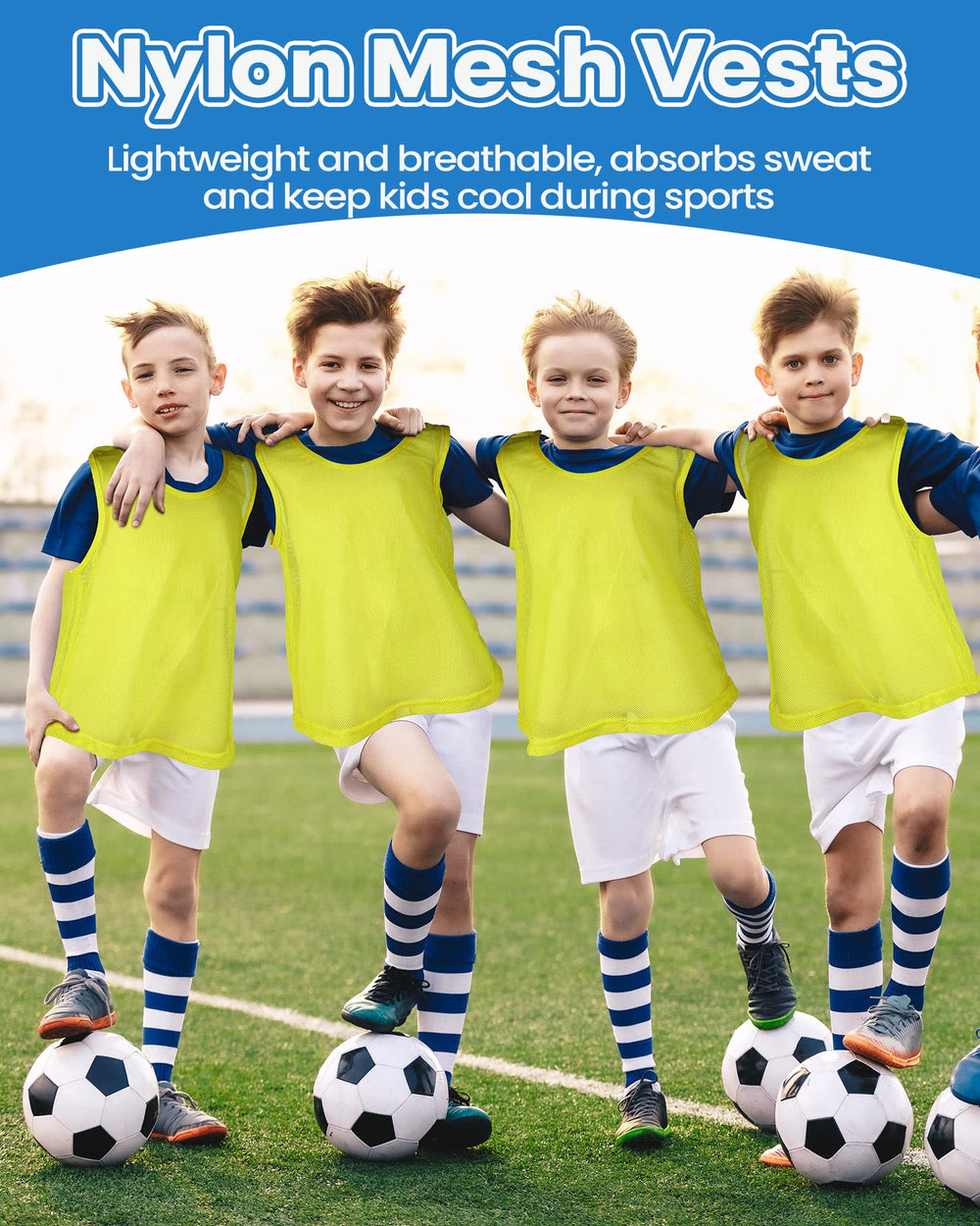 Pasimy reversible color close-up showing two-tone visibility for faster teammate recognition