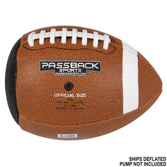 Passback close-up of composite grain texture for better grip and durability