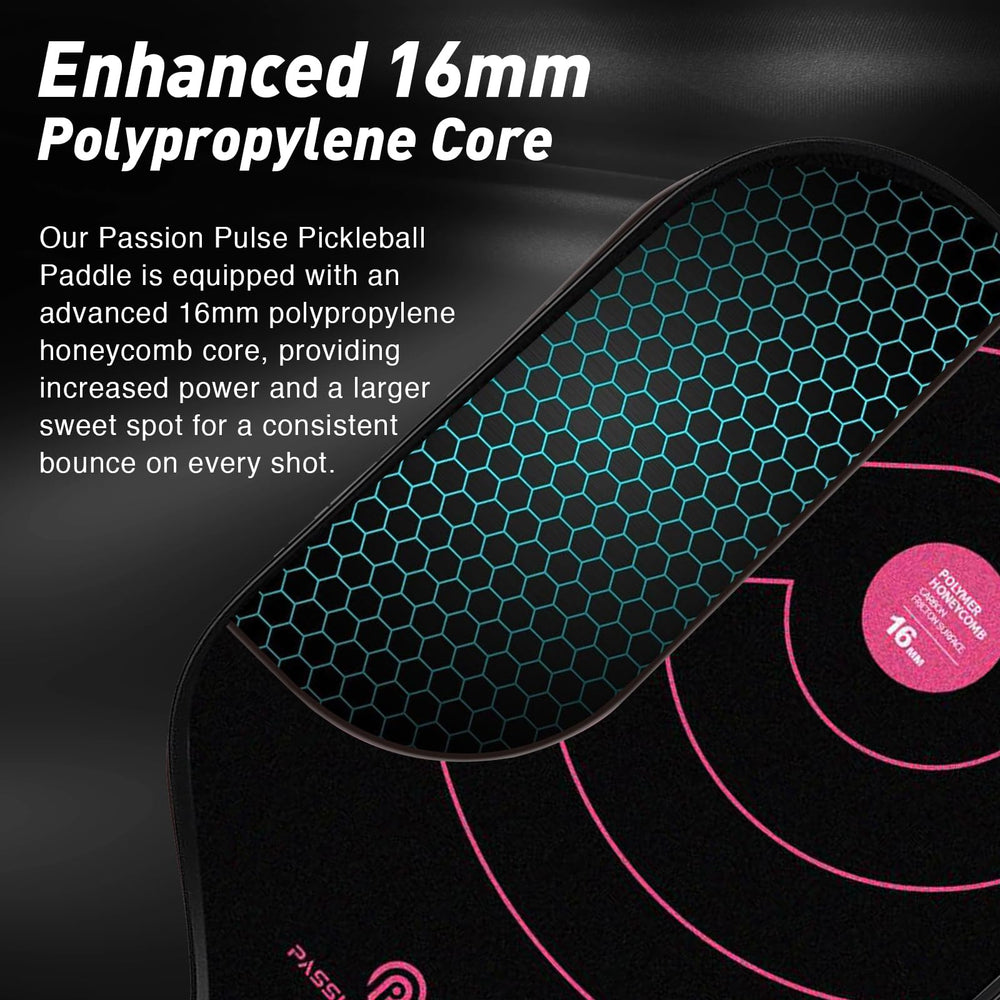 Passion Pulse carbon surface closeup highlighting texture for increased spin and control