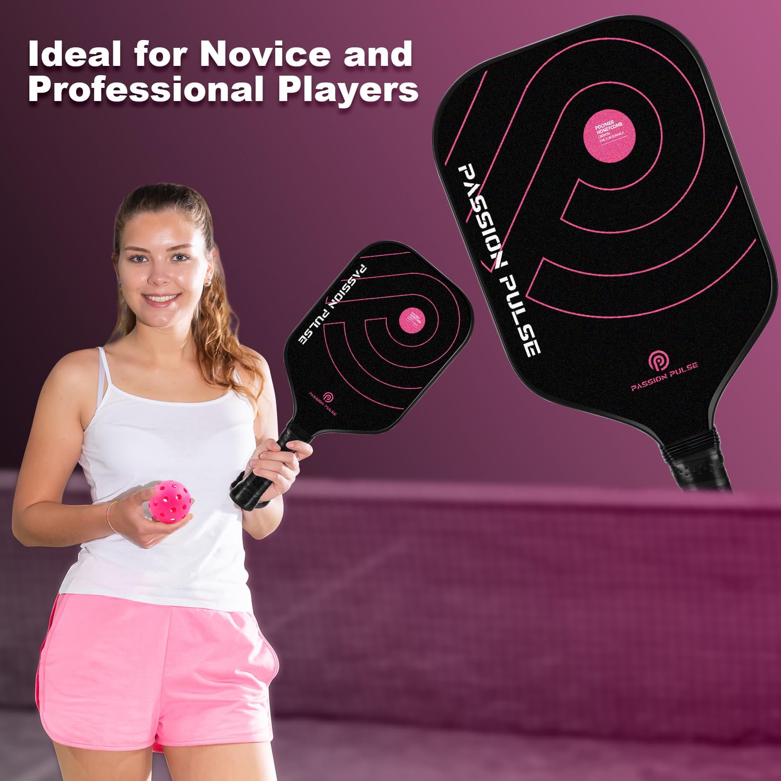 Passion Pulse paddle edge revealing 16mm core for stability and reduced vibration