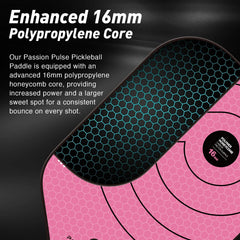 Passion Pulse cross-section highlighting 16mm polypropylene core for balanced responsiveness