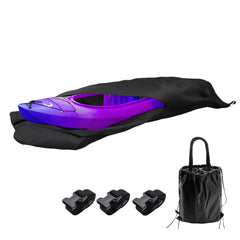 Pastlla front view of kayak cover showing full protection and easy fit