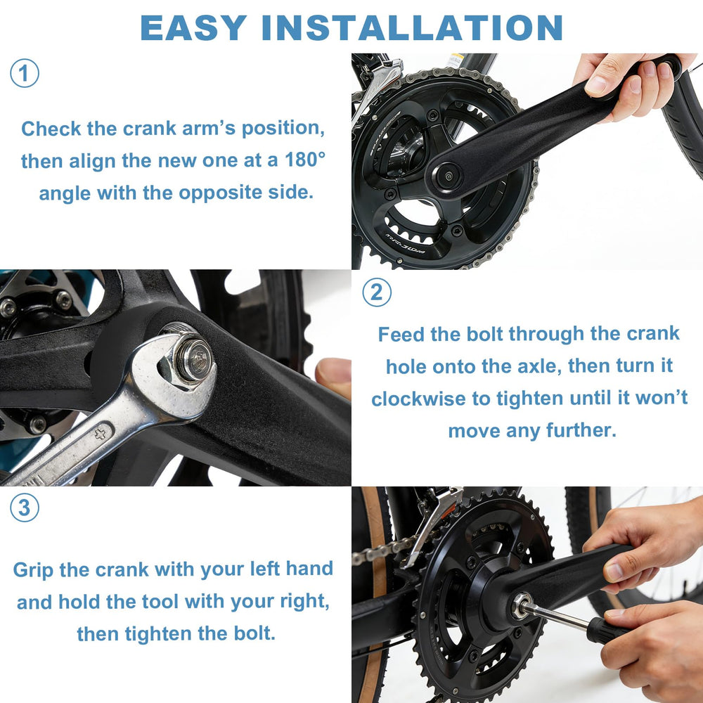 PATHGNAR crank arm mounted on an ebike demonstrating secure, proper fit