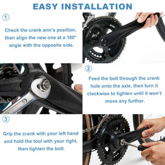 PATHGNAR crank arm mounted on an ebike demonstrating secure, proper fit